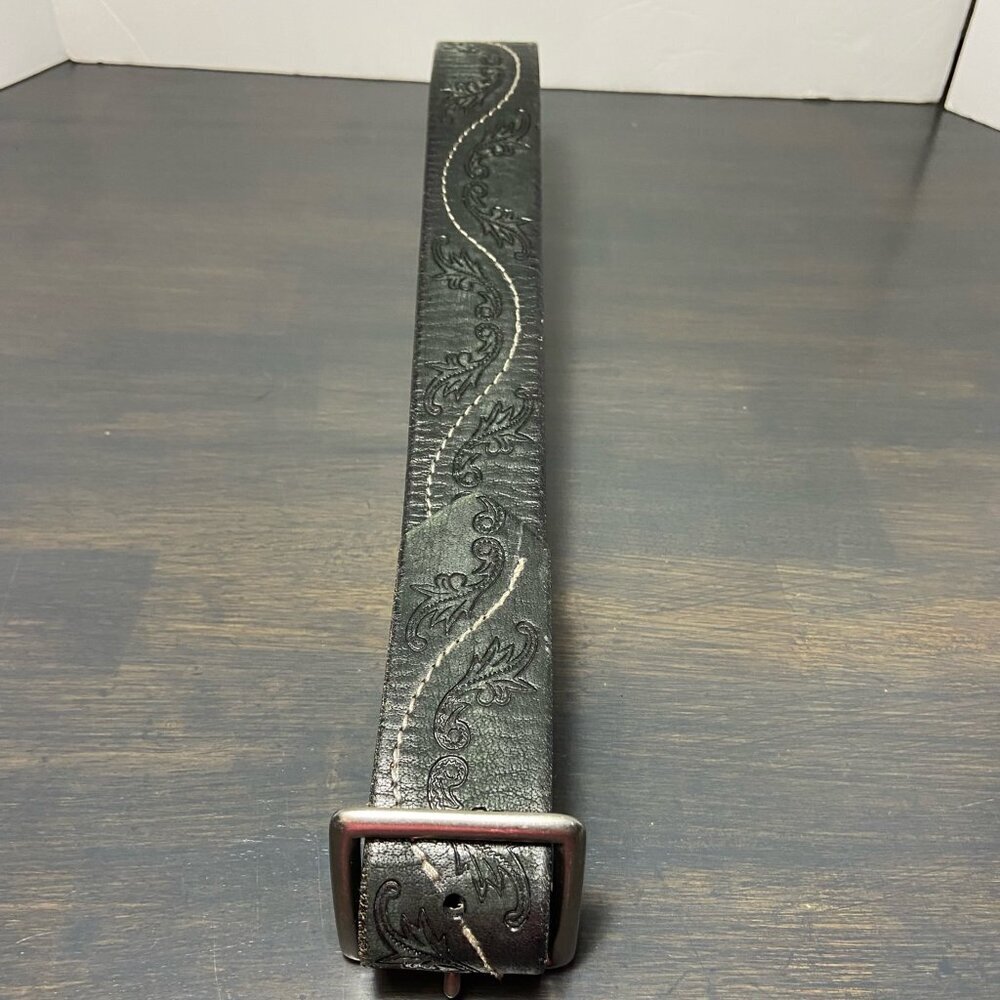 Express Genuine Leather Embossed Belt – Black – Women’s XS - Picture 6 of 6